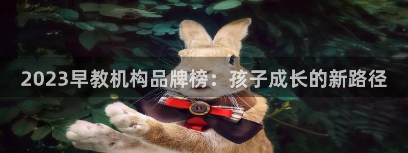 天顺娱乐六七伍一三八:2023早教机构品牌榜:孩子成长的新路径