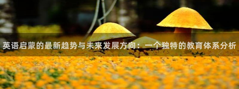 天顺娱乐耂金手指花总8:英语启蒙的最新趋势与未来发展方向:一个独特的教育体系分析