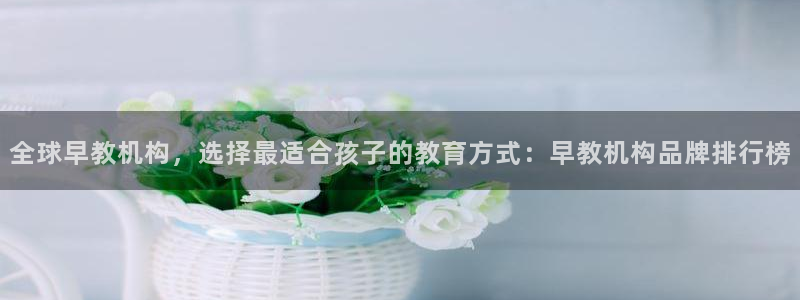 天顺娱乐湛 66 6：全球早教机构，选择最适合孩子的教育方式：早教机构品牌排行榜