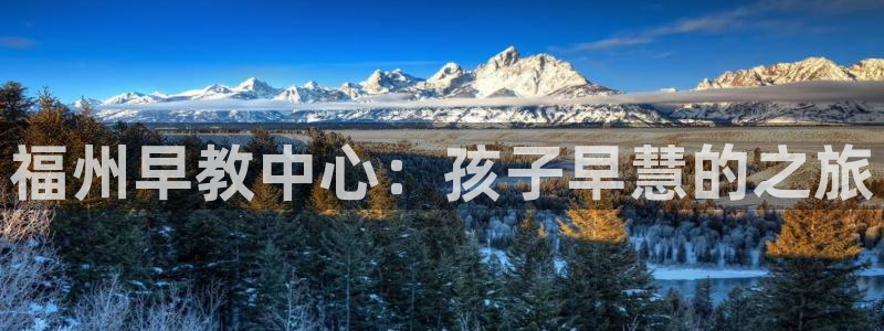 广州天顺娱乐:福州早教中心:孩子早慧的之旅