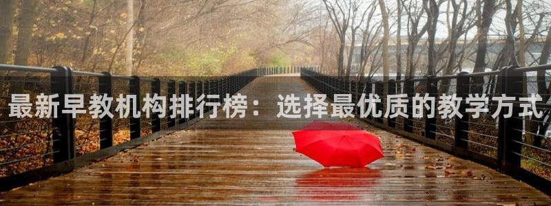 天顺娱乐上70 667:最新早教机构排行榜:选择最优质的教学方式