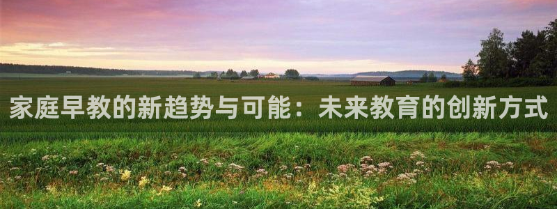 天顺娱乐柳灯35994求X：家庭早教的新趋势与可能：未来教育的创新方式