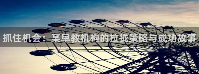 天顺娱乐负责人弓周到p29999:抓住机会:某早教机构的拉拢策略与成功故事